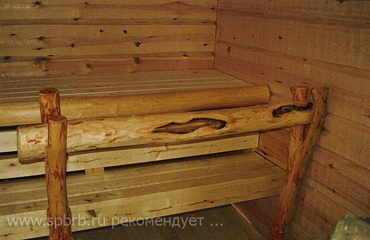 Интерьер деревянной бани, фото 24 