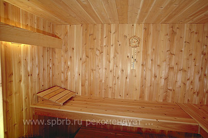 Интерьер деревянной бани, фото 29 