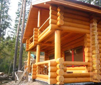 Заказать рубленный деревянный дом в СПб
