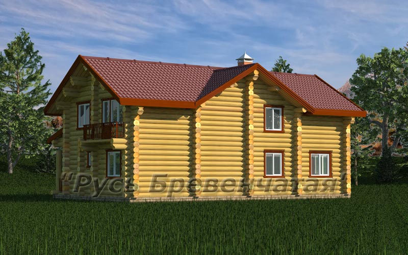 Деревянный дом с идеальной планировкой